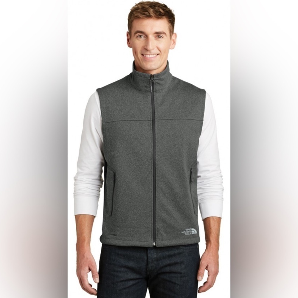 The North Face Ridgeline Soft Shell‎ Vest, XXL deep grey full zip